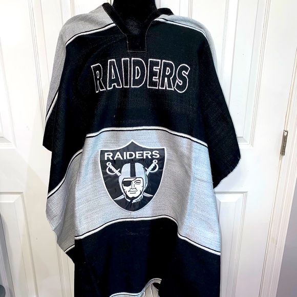 Unbranded Other - Las Vegas RAIDERS Custom Poncho Zarape